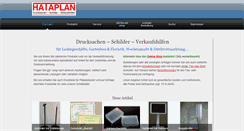 Desktop Screenshot of hataplan.de