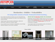 Tablet Screenshot of hataplan.de